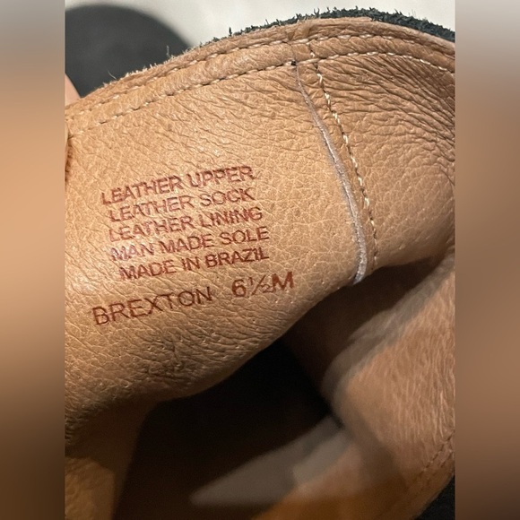 Antonio Melani Brexton Suede Wedge Ankle Bootie Black 6.5 Leather Shoe Women’s - Picture 15 of 15